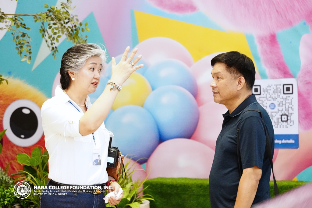 SM, NCF official during the event