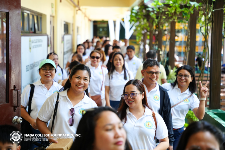 Delegates from the benchmarking team